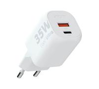 Xtorm Adaptateur secteur XEC035 GaN2 Ultra 35 Watt PD QC 3.0 2 sorties (USB, 24 pin USB-C)