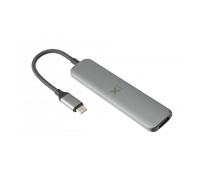 Xtorm XWH03 station d'accueil Avec fil USB 3.2 Gen 1 (3.1 Gen 1) Type-C Aluminium, Noir
