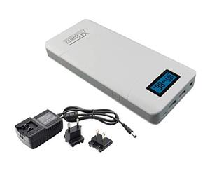 XTPower® PowerBank QC3-PA 15600 mAh avec affichage en temps réel écran LED et bloc d'alimentation - USB & 65 W CC pour une charge rapide - Compatible avec ordinateur portable et smartphone