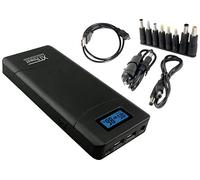 XTPower XT-20000 QC3 Powerbank (batterie supplémentaire) 20100 mAh Li-Ion USB, prise femelle DC 3,5 mm noir Affichage du statut