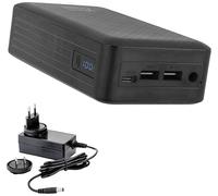 XTPower XT-27000 DC AO PA Powerbank (batterie supplémentaire) 26800 mAh Li-Ion USB, USB-C®, prise femelle DC 3,5 mm noir Charge