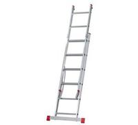 XTRA Echelle transformable en aluminium 2 plans 6 marches