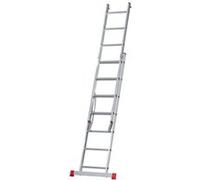 MonMobilierDesign XTRA Echelle transformable en aluminium 2 plans 7 marches