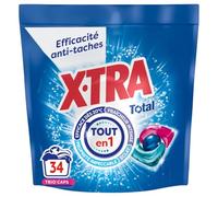 Xtra Total Lessive Caps Tout-en-1 34 Lavages Anti-Taches Fraîcheur Intense