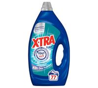 Xtra Total - Lessive Liquide - 4 plus 1 - Propreté - Eclat - Fraîcheur - Engagé pour vous - Economique - Parfum Givré - Déo Fraîcheur plus - 24H Anti-Odeurs - Efficace des 20°C - 77 Lavages