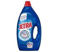XTRA Total , Lessive Liquide Tout en 1 , Efficacite Antitaches Renforcee , Cycle Court, Eclat, Fraicheur Intense et Efficace des 20 degres , 85 Lavages