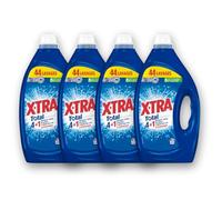 XTra Total - Lot de 4 Lessives Liquides - 4 plus 1 - Propreté - Eclat - Fraîcheur - Engagé pour vous - Economique - Une seule lessive pour tout votre linge - Efficace des 20°C - 44 Lavages