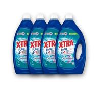 Xtra Total - Lot de 4 Lessives Liquides - 4 plus 1 - Propreté - Eclat - Fraîcheur - Engagé pour vous - Economique - Parfum Givré - Déo Fraîcheur plus - 24H Anti-Odeurs - Efficace des 20°C - 57 Lavages