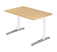 XTRA XB 12 WC | Bureau 120 x 80 réglable en hauteur Érable