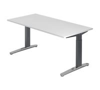 XTRA XB 16 GC | Bureau - Blanc 160 x 80 réglable en hauteur