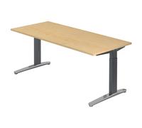 XTRA XB 19 GC | Bureau 180 x 80 réglable en hauteur Érable