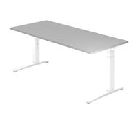 XTRA XB 19 WW | Bureau - Gris 180 x 80 réglable en hauteur