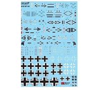 XTRADECAL 1/72 Messerschmitt Bf-109E/F/G Pt 1 (13) Stab Markings