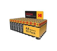 Kodak Xtralife Aa Alkaline Battery 60 Units Noir