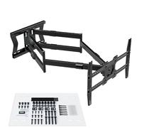 XTRARM TiTon Double 120 cm - Support Mural TV - 80 kg - VESA 600x400 - Fixation Murale TV de 55 Pouces à 65 Pouces