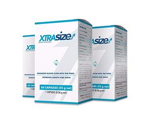 XtraSize Premium - Agrandissement du pénis +7,5 cm, érection forte et durable, rapide, efficace, sans ordonnance, 60 gélules, Prenez le contrôle de votre vie sexuelle!