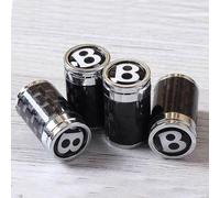 XTRDGHUG Lot de 4 Bouchons de Valve de Voiture, pour Bentley, Capuchon de Valve,pour Une Pression des pneus Stable, Anti-Fuite