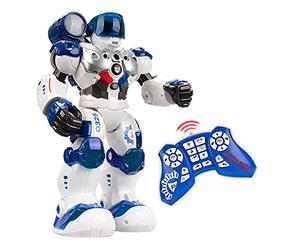Xtrem Bots Patrol - Robot Jouet Police | Robot Enfant avec Fonction D'espionnage | Telecommande Garcon Et Programmable avec Torche | Jouet Enfant 5 Ans Ou Plus | Cadeau Garcon 5 Ans