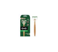 Wilkinson Sword Xtreme 3 Bamboo Hybrid Rasoir en bambou renouvelable + 6 recharges avec 3 lames flexibles pour un rasage confortable et précis