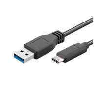 90511 câble USB USB 3.2 Gen 1 (3.1 Gen 1) 3 m USB C USB A Noir