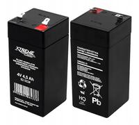 Xtreme - Batterie gel mobile 4 V 4.5 Ah AGM