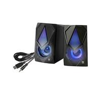 Xtreme Videogames Paire de Haut-parleurs PC USB Thunder avec LED 33204