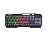 Xtreme Videogames ZOE 34642 Clavier de jeu métal rétro-éclairé USB