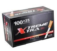 XTREME XTRA Lot de 40 boîtes de 125 tubes à cigarettes avec filtre extra long de 24 mm