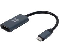 XtremeMac Adaptateur USB-C mâle vers HDMI femelle XWH-ACH1-13 – 4K (3840 x 2160) – Gris sidéral