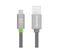 XtremeMac - Câble Lightning - Lightning mâle - 1.2 m - gris sidéral - plat