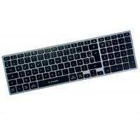 XtremeMac - Clavier AZERTY en aluminium sans fil multi-appareils