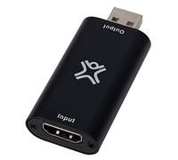 XtremeMac Convertisseur USB-A vers HDMI - 4K*2K @ 30Hz, Enregistrement vidéo et Audio HD, Plug & Play, Compatible avec Tout Ordinateur Portable USB-A, Noir