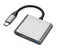 XtremeMac Hub USB-C pour MacBook : Charge en continu jusqu'à 100W & Transfert de données Rapide, USB 3.0 & 4K HDMI, Design Apple, pour MacBooks, iPads et Autres appareils avec connecteur Type-C