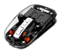 XtremeMac Souris sans fil rechargeable transparente avec fonction bluetooth et RF