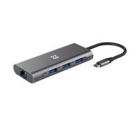 XtremeMac Station d'accueil USB-C XWH-HUB8-13 – 8 ports, HDMI 4K, USB-A 3.0, Ethernet 1GbE
