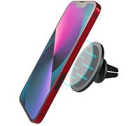 XtremeMac Support magnétique premium pour tous les modèles iPhone 12/13/14/15, réglable en portrait et paysage, support voiture MagSafe pour téléphone, fixation sur la grille d'aération, en aluminium