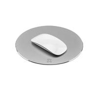 XtremeMac XM-MPR-SLV Tapis de souris 230x230mm Aluminium/Caoutchouc Argent, Base antidérapante, Épaisseur 1.2cm, Surface monochromatique