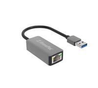 XtremeMac XWH-AAE-13, USB Type-A, RJ-45, Mâle, Argent, 1 Gbit/s, 1 pièce(s)