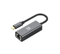 XtremeMac XWH-ACE-13 Adaptateur USB Type-C vers RJ-45 Femelle, Noir, Hot-Plug et Plug and Play