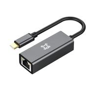 XtremeMac XWH-ACE-13, USB Type-C, RJ-45, Femelle, Noir