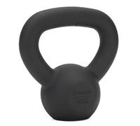 XTREXO Kettlebell en fonte avec fond plat, poignée revêtue de poudre, haltère d'inertie pour musculation, crossfit, gym à la maison, 4 kg