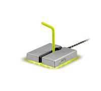 Xtrfy B1, Bungee de Souris avec Hub USB (4 ports), Rétro-Éclairage LED, Support de Câble pour Souris de Gaming, Optimisé esports, antidérapant, Xtrfy Yellow