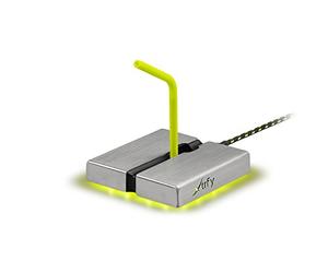 Xtrfy B1, Bungee de Souris avec Hub USB (4 ports), Rétro-Éclairage LED, Support de Câble pour Souris de Gaming, Optimisé esports, antidérapant, CHERRY Xtrfy Yellow