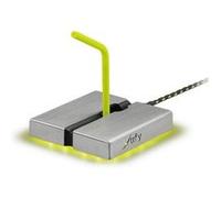 CHERRY XTRFY XG-B1-LED Hub USB 2.0 4 Ports, Câble 1.5m, Dimensions 108x108x23.5mm, Interface Hôte USB 2.0, Poids 124g