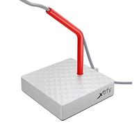 Xtrfy B4 - Support de Câble de Souris - pour Plus de Confort de Jeu - Modèle Flexible Optimal - Base Antidérapante - Appareil Pratique et Compact - Retro/Gris