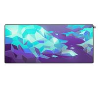 CHERRY XTRFY GP5, Tapis de Souris de Jeu XL (920 x 400 x 3 mm), Speed-Pad Lisse pour la Précision, Bords Cousus, Antidérapant, Lavable en Machine, Litus Blue