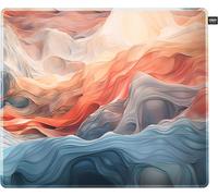 Xtrfy Gp5, Tapis De Souris De Gaming En Tissu L (460 X 400 X 4 Mm), Surface Lisse Rapide Et Précise, Bords Cousus, Antidérapant, Lavable En Machine, Bleu Amnis