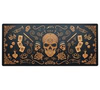 Xtrfy GP5, Tapis de souris XL en tissu, (920 x 400 x 3 mm), speed-pad lisse pour la précision, rebords cousus base antidérapante, lavable en machine, Calavera Edition