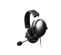 Xtrfy H1, Casque gaming pro, optimisé pour l’esport coussinets extra larges avec mousse à mémoire de forme, 2 microphones interchangeables, carte son SC1 USB incluse, Noir