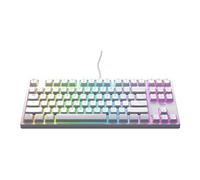 CHERRY XTRFY Clavier de jeu K4V2 TKL filaire QWERTZ RGB MX2A Red Blanc